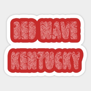 Red Wave Kentucky Sticker